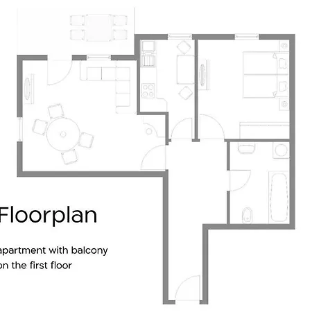 아파트 Wohnglueck Mit Balkon Im Preussischen Viertel 드레스덴